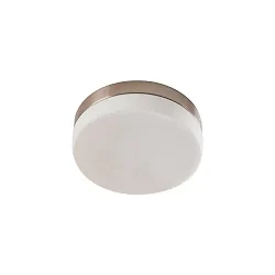 Applique et plafonnier IDA Ø 23.5CM à 2 flammes E27 IP44, nickel mat gradable