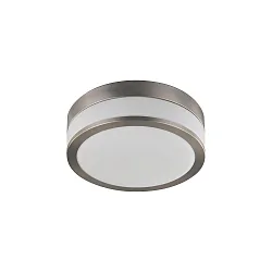 Applique et plafonnier EREVAN Ø 23CM à 2 flammes E27 IP44, nickel mat gradable