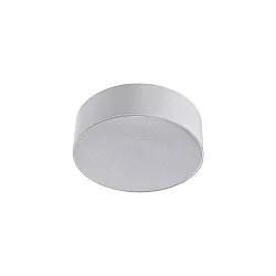 Luminaire de plafond TIM Ø 40CM haut bas, avec diffuseur E27 IP20, nickel mat gradable