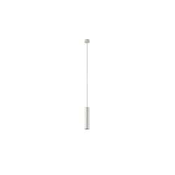 Luminaire à suspension TOMEK 270MM à 1 flamme, cylindrique, rigide GU10 IP20, blanc mat gradable