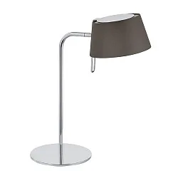 Lampe de table pivotant, avec interrupteur G9, marron, chrome gradable