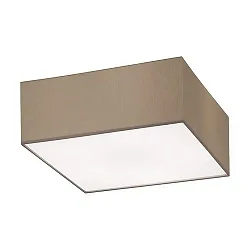 Luminaire de plafond SOFT CUBE E27 IP20, brun clair gradable