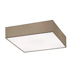 Luminaire de plafond SOFT CUBE E27 IP20, brun clair gradable