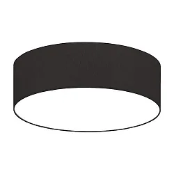 Luminaire de plafond SOFT TUBE 580 E27 IP20, noir  gradable