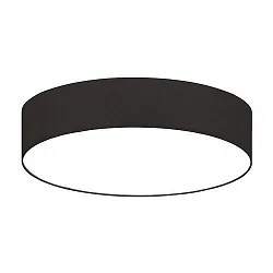 Luminaire de plafond SOFT TUBE 780 E27 IP20, noir  gradable