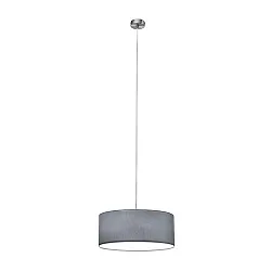 Luminaire à suspension SOFT TUBE 480 E27 IP20, vert, nickel mat gradable