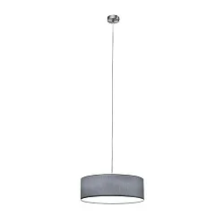 Luminaire à suspension SOFT TUBE 580 E27 IP20, vert, nickel mat gradable