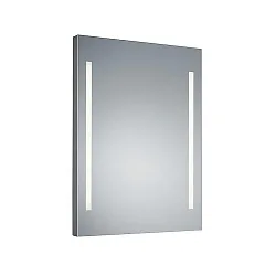 Miroir avec éclairage MIRROR à 2 flammes IP44, satiné 