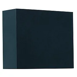Outdoor LED wall luminaire, IP54, 230V AC, Up/Down variabel, 18x15cm, 6W 3000K 150lm . 100°, structured graphite