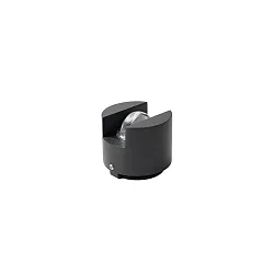 Luminaire sur pied NIAS rond, direct / indirect IP66, couvert de poudre, gris graphite 