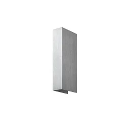 Luminaire mural IP65, aluminium, transparent 