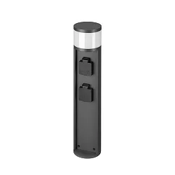 Borne d'éclairage MATURNA IP44 commutable LED IP44, graphite 