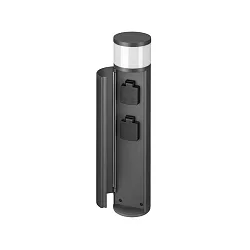 Borne d'éclairage MATURNA IP44 commutable LED IP44, graphite 