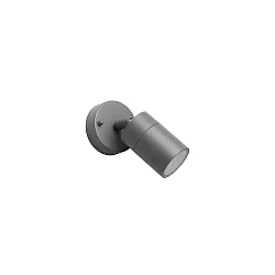Luminaire mural d’extérieur LOMBOK GU10 IP44, couvert de poudre, gris graphite gradable