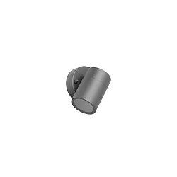 Luminaire mural d’extérieur LOMBOK GU10 IP44, couvert de poudre, gris graphite gradable