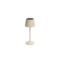Lampe de table à accu REIRO IP54, gradable