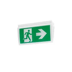 Lampe de secours EKW unilatéral, bilatéral IP54, blanche