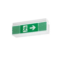 Lampe de secours EKW unilatéral, bilatéral IP54, blanche