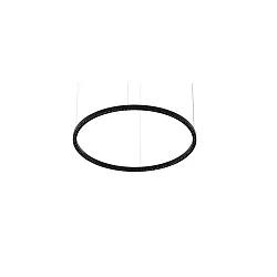 pendant luminaire DEVON Ø 120CM for VDU workstation, DALI controllable IP20, powder coated, white matt dimmable