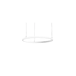Luminaire à suspension ANDROS OUT Ø 80CM contrôlable par DALI IP20, couvert de poudre, noir mat gradable