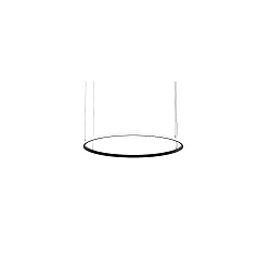 Luminaire à suspension ANDROS OUT Ø 120CM contrôlable par DALI IP20, couvert de poudre, noir mat gradable