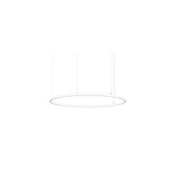 Luminaire à suspension ANDROS IN/OUT Ø 120CM contrôlable par DALI IP20, couvert de poudre, blanc mat gradable