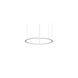 pendant luminaire ANDROS IN/OUT Ø 120CM Bluetooth controllable IP20, powder coated, black matt dimmable