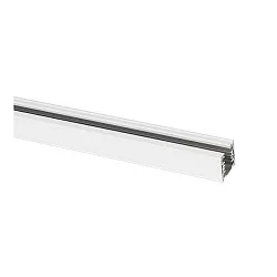 Rail conducteur triphasé, 100cm blanche