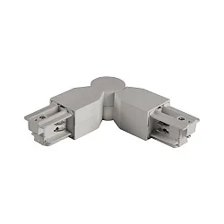 Connecteur d'angle triphasé, argent