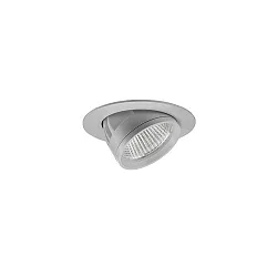 Plafonnier encastré ARTEMIS MICRO rond, direct IP20, argent gradable