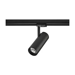 Halogène sur rail IP20, scintillant, noir  