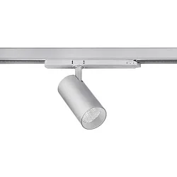 Halogène sur rail TRAXX MICRO rond, rotatif, commutable LED IP20, argent 