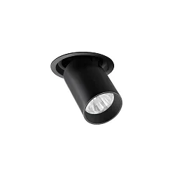 Plafonnier encastré TRAXX MINI pivotant, rotatif, direct IP20, argent gradable