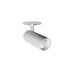 Spot TRAXX MICRO pivotant, rotatif, direct IP20, argent gradable