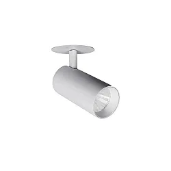 Spot TRAXX MINI pivotant, rotatif, direct IP20, argent gradable