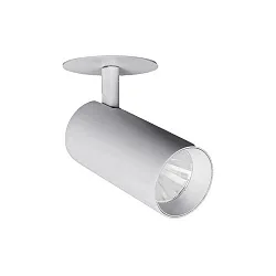 Spot TRAXX MIDI rond, pivotant, rotatif, commutable LED IP20, argent 