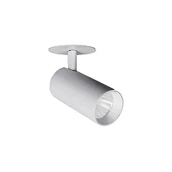 Spot TRAXX MIDI pivotant, rotatif, direct IP20, argent gradable