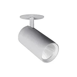 Spot TRAXX MAXI rond, pivotant, rotatif, commutable LED IP20, argent 