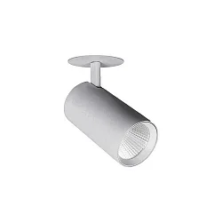 Spot TRAXX MAXI pivotant, rotatif, direct IP20, argent gradable