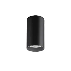 Luminaire de surface TRAXX MAXI rond, direct IP20, noir gradable