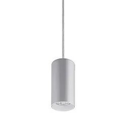 Luminaire à suspension TRAXX MINI rond, commutable LED IP20, argent 