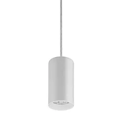 Luminaire à suspension TRAXX MIDI rond, commutable LED IP20, argent 