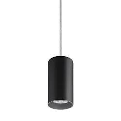 Luminaire à suspension TRAXX MIDI rond, commutable LED IP20, noir 