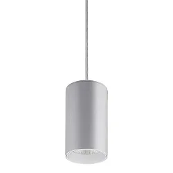 Luminaire à suspension TRAXX MAXI rond, commutable LED IP20, argent 