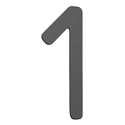 Numéros de maison 1 petit, anthrazit