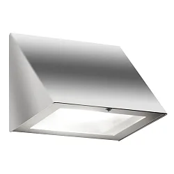 Luminaire mural d’extérieur AQUA PLAY Bas IP44, acier inoxydable 