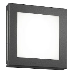 Luminaire mural d’extérieur 22 x 22 carré IP44, anthrazit 