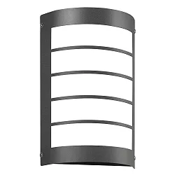 Luminaire mural d’extérieur langue, semi-circulaire E27 IP44, anthrazit