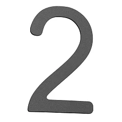 Numéros de maison 2 petit, anthrazit