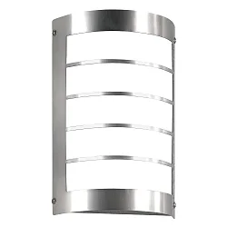 Luminaire mural d’extérieur langue, semi-circulaire E27 IP44, acier inoxydable
